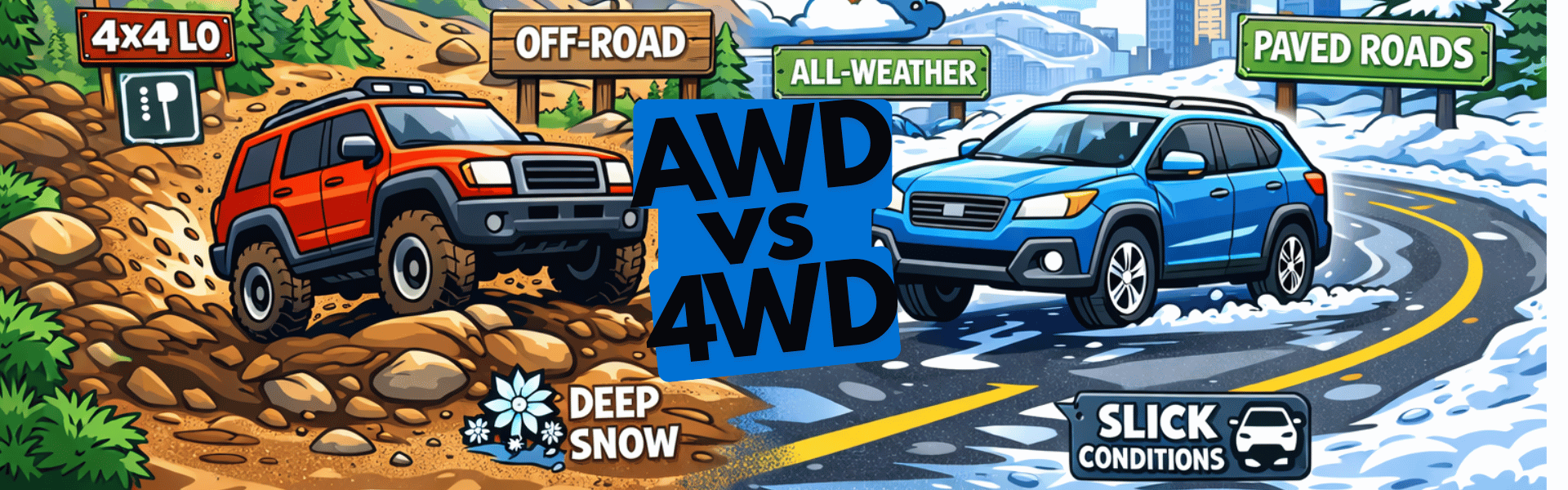 AWD vs 4WD Vehicles